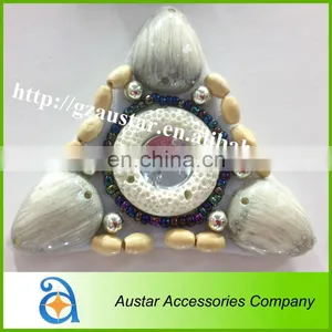 Triangle Resin Beads Shoe Flowers Gray Color thumbnail-1
