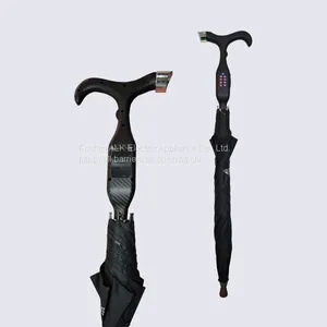 Smart Aluminium Alloy LED Light FM SOS Music Flashlight GPS Positioning Walking Stick Cane thumbnail-5