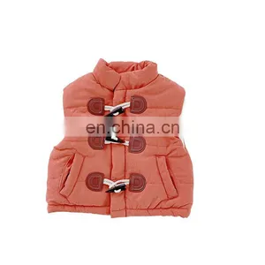 Korean Fashion Stand Collar Kids Winter Cute Thicken Waistcoats 2020 thumbnail-1