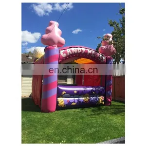 High Quality Backyard Party Hawaii Tiki Bar Style Mobile Kiosk Advertising Snack Food Inflatable Booth thumbnail-6