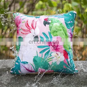 Decorative Throw Pillow Covers Square Outdoor Couch Personalized Printed Pillow Cushion With Piping Edge thumbnail-7