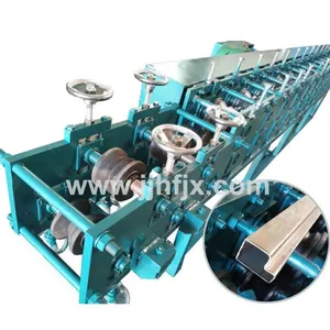 Special Shape Steel Pipe Making Machine for Metal Door Frame Profile (P Shaped) thumbnail-2