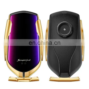 Phone Holder 10W Car Wireless Charger Charging Qi For Iphone For Samsung 2020 New Product Factory Wholesale R1 Car Charger thumbnail-1