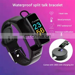 Hybrid Smart Watch Strap Latest 2019 Shenzhen Android Sport Water Proof Blood Pressure Body Temperature Smart Watch Electronic thumbnail-5
