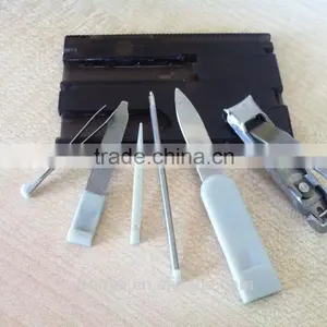 the Smallest, Mini Manicure Pedicure Set Save Space Manicure Card thumbnail-1