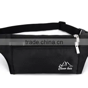 Outdoor Climbing Cycling Camping Travel Waterproof Polyester Ultra-thin Waist Pack Mobile Phone Bag Runner Belt thumbnail-5