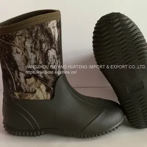 Outdoors Camo Women Neoprene Keep Warm Boot, Cheap Lady Neoprene Boots, Camo Neoprene Ladies Boots, Female Neoprene Shoes thumbnail-3