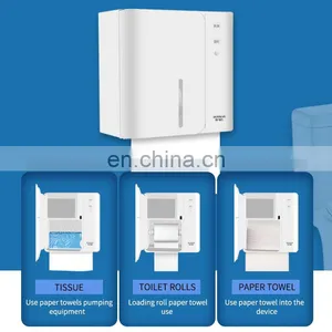 Wall-Mounted Plastic Boxes Can Be Put In Paper Towels thumbnail-3