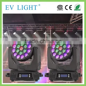 19pcs*15w RGBW Four in One Stage Sharpy Beam Moving Head Light thumbnail-3