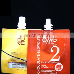 Reusable Doypack Plastic Stand up Spout Pouch Liquid Drink Water in Plastic Double Ziplock Bag thumbnail-5