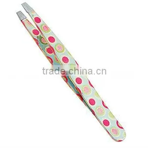 Fine Eyebrow Tweezer, Hair Removal Tweezer, Slanted Tweezer thumbnail-1