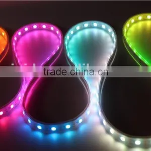 5050 SMD 30/60LED/M RGB Full Color Dream Color WS2812 LED Strip Light With IP67 Waterproof Tube thumbnail-3