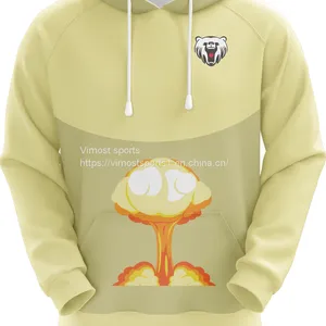 2022 Customized Sublimation Hoodie With White Strings thumbnail-1