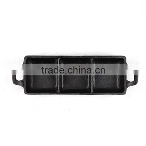 TRIONFO Mini Cast Iron Two Ears Cake Baking Pan thumbnail-4