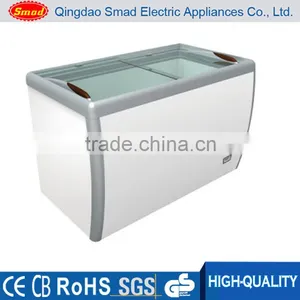 Commercial Top Loading Glass Door Chest Freezer for Ice Cream ETL thumbnail-2