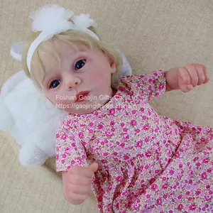 The New 17-inch Simulation Baby Reborn Doll 3D Advanced Painted Veins Visible Cross-border E-commerce Sources thumbnail-3