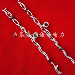 Production and Wholesale of Pre Twisted Aluminum Clad Steel A-grade Galvanized Steel Wire for Optical Cables thumbnail-1