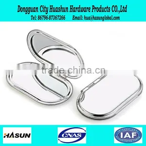 Factory Cheap Cosmetic Mirror Custom Simple Round Blank Gold Make-up Mirror thumbnail-4