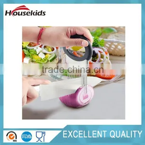 Onion Holder Odor Remover Onion Holder Slicing Guide Stainless Steel Prongs Holds to Slice & Aid Cutting thumbnail-4