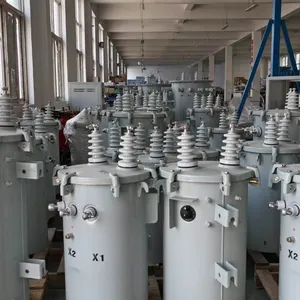 Single Phase Oil Pole Mounted Transformer High Voltage 7620v/13200v 120v/240v 10kva 15kva 25kva 37.5kva 50kva 100kva thumbnail-2