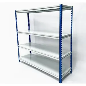 Disassemble 4 Tiers Commercial Wire Shelf Heavy Duty Steel Warehouse Storage Rack thumbnail-3