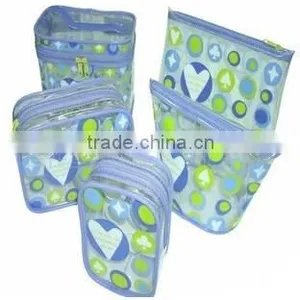 Fancy Personalized Plastic Waferproof Cosmetic Bags thumbnail-1