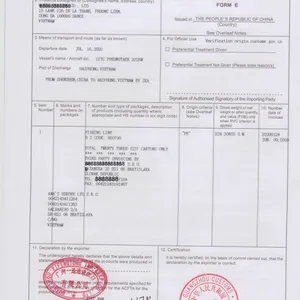 For Exporting to Vietnam, it is Essential to See the Full Process of Applying for a One-stop Certificate of Origin FORM E thumbnail-1