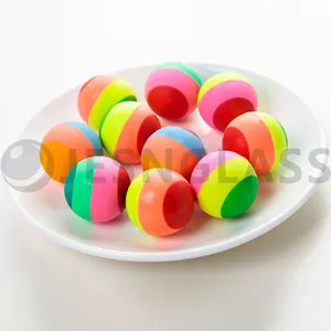 Factory Wholesale Various Design Hot Sale Lollipop Bouncy Ball Bouncy Toy Rubber Balls thumbnail-4