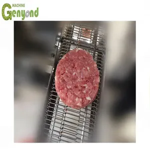 Full Automatic Cutlet Hamburger Form Meat Pie Chicken Nugget Make Burger Patty Machine thumbnail-6