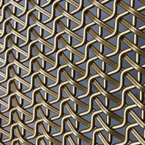 Custom Architectural Wire Mesh Facade Cladding for Room Dividers & Exterior Walls thumbnail-1