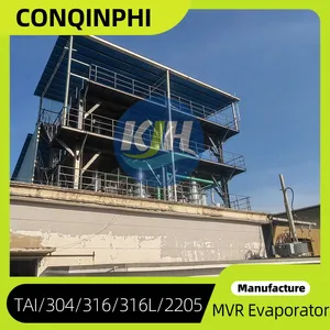 Double-effect MVR Evaporator With Stainless Steel Construction and Standard Compliant Design thumbnail-5
