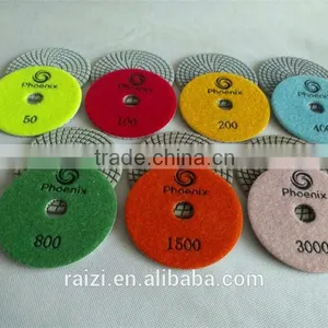 New 7 Step Wet Polishing Pads With Round Edge thumbnail-2