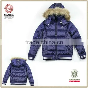 Hot Sell Popular and Fancy Winter Girl Down Coat thumbnail-1