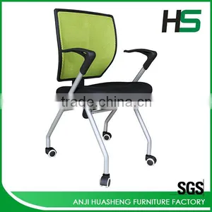 Modern Color Customized Mesh Folding Task Chair With Wheels thumbnail-1