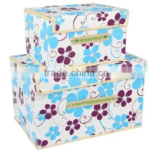 Foldable Non-woven Black Paper Shoe Storage Box thumbnail-2