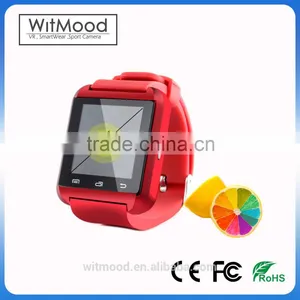 U8 Single Sim Card Smartwatch, u8 Smart Watch Manufacture ce Rohs Wholesale Wifi Smart Watch Camera thumbnail-1
