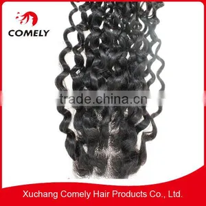 Homeage Top Closure Human Hair Brazilian Hair Lace Closure Deep Wave 4*4 thumbnail-2