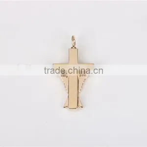 Custom 925 Silver Cross Hollow Pendant Many Style for Your Choice thumbnail-4