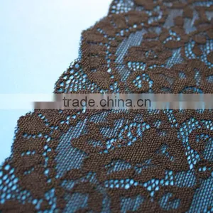 Luxurious Black Lace Fabric for Lady Bra thumbnail-1