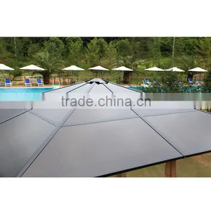 Luxury Villas Square Large Mosquito Net With Modern Outdoor Aluminum Gazebo thumbnail-4