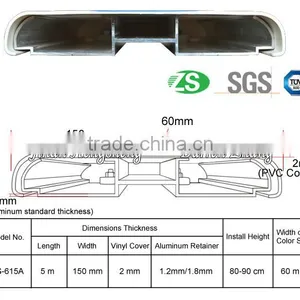 Hospital Crashworthy PVC and Aluminum Wall Guard HS-615A thumbnail-5