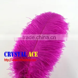 Wholesale Rose Ostrich Plumes Feathers, Artificial Ostrich Feathers Cheap Ostrich Feathers Decorative Ostrich Feathers thumbnail-1