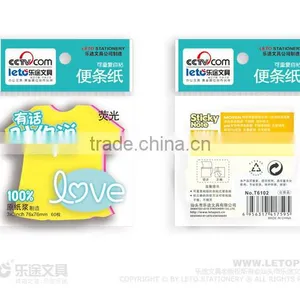 3*3 Inch Shaped Sticky Notes Sticky Note Pad for 3 Layer 6102 thumbnail-2