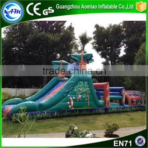 New Design Backyard Inflatable Palm Tree Obstacle Course Ideas for Sale Supplier's Choice thumbnail-1