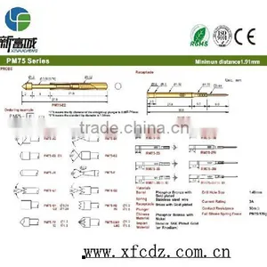 on Line Selling Electric Brass Spring Loaded Pogo Pin/brass Contact Pogo Pin thumbnail-2