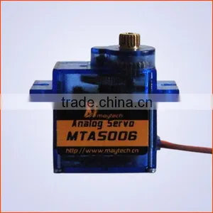 Maytech Standard Analog Micro Servo 1.5kg 6volt With Mental Gear for RC Boat thumbnail-4