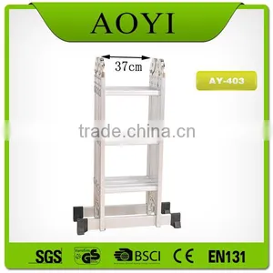YK EN131 Hot Selling Factory Direct Supplier Household Aluminium Folding Step Ladders on Sale thumbnail-3