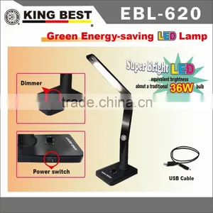 KING BEST 2016 Kids Reading Desk Lamp 180 Degree Rotation Folding Desk Lamp Led Reading Lamp thumbnail-1