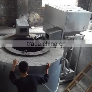 Hot Sale Automatic Industrial Biomass Wood Pellet Burner Aluminium Melting Furnace 300/500/800/1000KG Capacity thumbnail-3