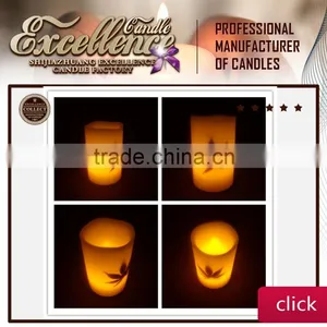 Remote LED Candles in Round Mouth Flameless Candles With Remote thumbnail-1